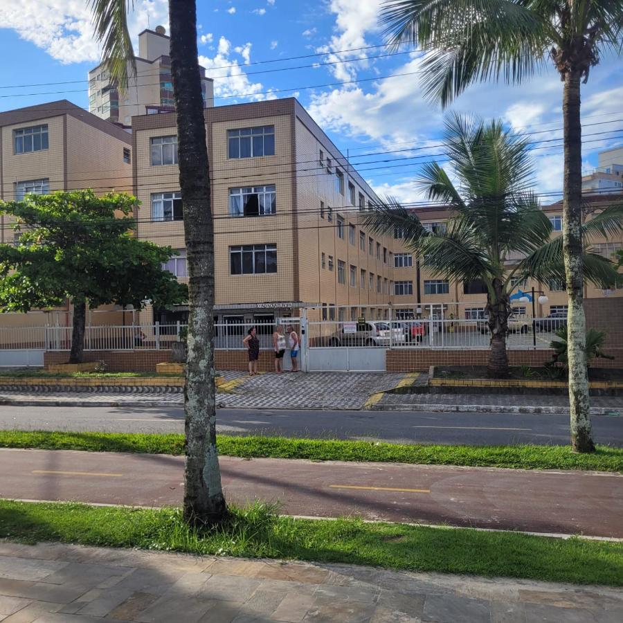 Kitnet Frente Pro Mar Em Vila Caicara, Portaria 24 Hs E Wifi Praia Grande  Exterior foto
